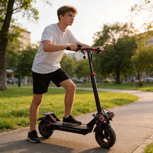 Scooter Fácil de Usar para Adolescentes y Adultos con Aceleración Suave, Pantalla LCD Remota, DW-XS-M5, Manillar Ajustable - Product Image 5