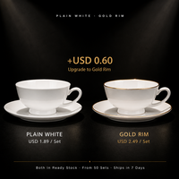 Juego de Taza y Platillo de Cerámica con Logotipo Personalizado, Taza de Porcelana para Espresso