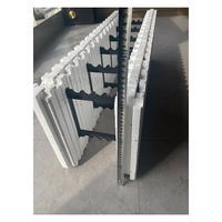 Systèmes de construction extérieurs : Blocs de béton isolant (ICFs) à surfaces texturées, barres d'acier de connexion – Catégorie de produit : Panneaux