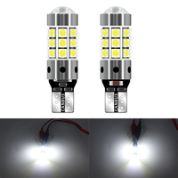 Ampoule LED TCYATO T10 194 W5W 27SMD 3030 à puce blanche, neuve, pour feux de stationnement et feux arrière de voiture, 12-24V, pour rénovation/amélioration