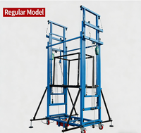 Plateforme élévatrice hydraulique pour échafaudage, modèle Baker Tower, en métal, électrique, 5M, avec câble de 3 mètres, pour plateforme de chantier