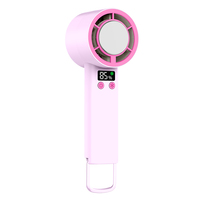Ventilateur Turbo haute vitesse Lonvel été bureau personnel extérieur Rechargeable Mini USB ventilateur de poche de refroidissement Portable avec visage de refroidissement