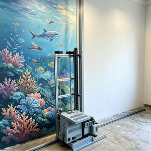 Impresora UV de Gran Formato para Paredes y Pisos de Vidrio, con 2.4m de Altura y Ancho Ilimitado, para Murales y Azulejos de Puerta - Product Image 1