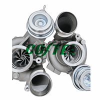 Turbocharger Upgrade Heavy Duty Stage 2 1000HP untuk BMW M5 M6 X5M X6M S63 800076 800075 7846918AI03 7850317 7848113 7849044