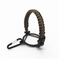 Paracord-Griffhalter für 12-64 oz Weithalsflaschen mit Feuerstarter-Funktion