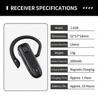 Traducteur Interpreteur Portable YNGM pour Interprétation Simultanée, Traduction Multilingue en Temps Réel, Casque Intelligent IA Hors Ligne, 30 Récepteurs, 9 Langues