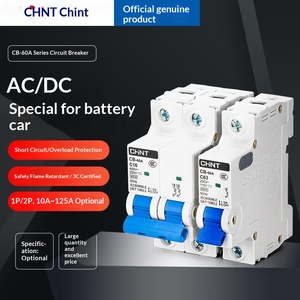 Disjoncteur solaire CHINT 125A DC220V DC MCB 1P 2P 125A pour la protection des systèmes photovoltaïques (PV) et des onduleurs, certifié IEC - Product Image 5