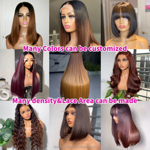 Perruque bandeau bouclée à ondulations rebondissantes, fabriquée à la machine, double épaisseur, en cheveux humains naturels brésiliens bruts, sans dentelle, sans colle, prête à porter - Product Image 5