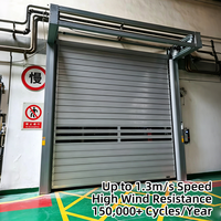 Nouveau produit phare : Porte spirale haute vitesse, résistante à la corrosion, facile à nettoyer, sur mesure, pour entrepôt logistique