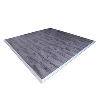 Plancher de danse extérieur moderne antidérapant en PVC imitation bois, vinyle portable pour mariage