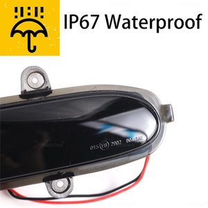 2 clignotants LED dynamiques pour rétroviseurs latéraux <span class=keywords><strong>Mercedes</strong></span>-Benz <span class=keywords><strong>Classe</strong></span> <span class=keywords><strong>C</strong></span> W203 S203 CL203 2000-2007, effet de défilement de lumière - Product Image 4
