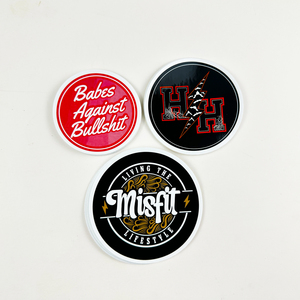 Etiquetas Adhesivas <span class=keywords><strong>de</strong></span> Vinilo <span class=keywords><strong>de</strong></span> Alta Calidad, Circulares <span class=keywords><strong>de</strong></span> 3 Pulgadas, Duraderas, Impresión UV, Resistentes al Agua para Exteriores, PVC, Diseño <span class=keywords><strong>de</strong></span> Dibujos Animados - Product Image 1