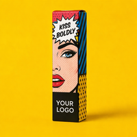 Boîtes en papier personnalisées de luxe pour cosmétiques et maquillage, emballage esthétique pour gloss à lèvres, vente en gros de cosmétiques