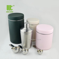 Botella Mezcladora de Acero Inoxidable con Aislamiento al Vacío de Doble Pared, Aislamiento Térmico de 6 a 12 Horas, a Prueba de Fugas, Libre de BPA, para Electrolitos y Bebidas Verdes