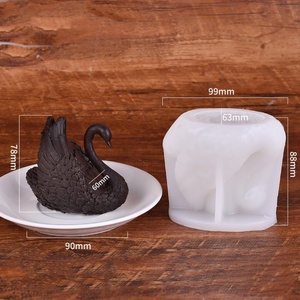 Molde de silicona con forma de cisne para pasteles, mousse, pudín, helado, repostería y chocolate - Product Image 6