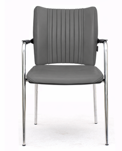 Sedia <span class=keywords><strong>da</strong></span> Ufficio Ergonomica Contemporanea Minimalista <span class=keywords><strong>in</strong></span> <span class=keywords><strong>Pelle</strong></span> PU per Casa, Ufficio, Ospedale, Scuola, Design Superiore a 4 Gambe - Product Image 5
