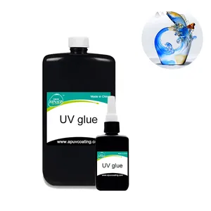 Glass to glass pasting UV adhesive glue