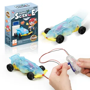 Top Seller Energia Conversão Car Science Experiment Kit Vapor Educação Brinquedos DIY carro elétrico para crianças