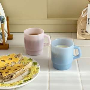 Wsy955 Custom Logo <b>Printed</b> Drinkware High Borosilicate Corporate Activity Business Gift Coffee Cup Glass Mug With Handle - Product Image 4