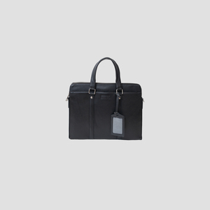 Bolso de Trabajo con Doble Cierre para Hombre, Maletín de Cuero para Negocios, Bolso Mensajero para Portátil, Bolso de Hombro Ejecutivo para Oficina - Product Image 2
