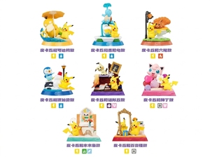 Figurines en plastique authentiques Pok Pika Chu Friends Blind Box - Objets de collection tendance, cadeaux, ornements, figurines d'anime - Product Image 5