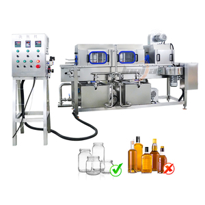 Nueva Llegada: Lavadora Continua de Latas para Secado de Frascos y Botellas, Lavadora de Frascos de Vidrio con Máquina de Lavado de Tapas de Frascos - Product Image 1