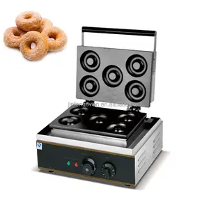 Snack Voedselverwerkende Machine Commerciële Donut Maker 5 Grids Thuis Mini Donut Making Machine