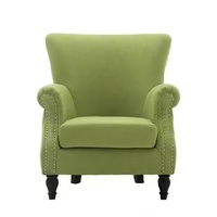 Fauteuil paresseux : Canapé scandinave une place, mini-canapé pour petits balcons et chambres, fauteuil décontracté en tissu Tiger