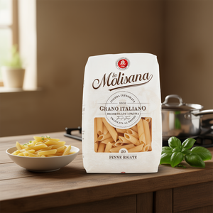 Pasta Molisana N. Penne Rigate di Grano Duro 020 Non Raffinato, Confezione da 24 Pezzi, 500g - Product Image 3