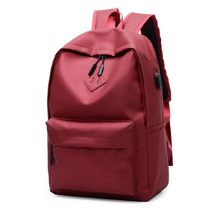 Custom Pure Color Nylon Female Middle School Student Schoolbag Korean <b>Small</b> College <b>Backpack</b> Mens Fashion <b>Backpack</b> - Product Image 5