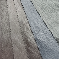 Tissu en cuir synthétique PU de haute qualité, fil métallique protéidé, super doux, 290 GSM, marque KEJIA, pour vêtements et robes