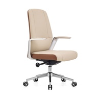 Chaise de bureau de direction à dossier haut en PU, pivotante, ergonomique, pour le bureau du patron, mobilier de bureau
