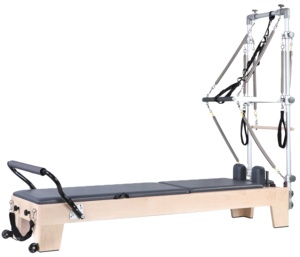 2024 dernier réformateur en bois d'érable avec demi-trapèze <span class=keywords><strong>musculation</strong></span> Pilates équipement de lit réformateur Pilates <span class=keywords><strong>Machine</strong></span> - Product Image 1