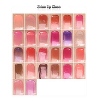 Vente en gros de gloss à lèvres liquide brillant de haute qualité, 20 couleurs, paillettes, imperméable, personnalisable avec votre propre marque, avec emballage