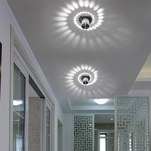 Lumière murale LED à trous en spirale Rgb avec télécommande <span class=keywords><strong>Intérieur</strong></span> pour fête Bar Hall Ktv Décoration de la maison - Product Image 5