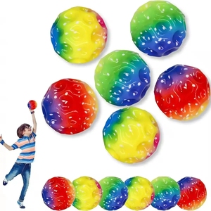 Jinying Moon <b>Ball</b> High <b>Bouncing</b> <b>Balls</b> 6.3 cm PU Foam Custom Pet Toy Sport Outdoor Squeeze Bouncy <b>Ball</b> - Product Image 4