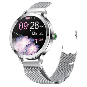 Bracelet intelligent pour femme Nx7 2023, étanche IP68, écran AMOLED de 1,1 pouce, charge magnétique, suivi du sommeil, fonctions de boussole - Nouveau - Product Image 1