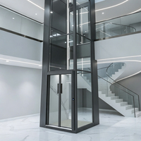 Ascensore a Trazione con Capacità di 400kg, Elevatore per Villa con Velocità di 0,4m/s e Funzioni di Sicurezza per Residenze Private