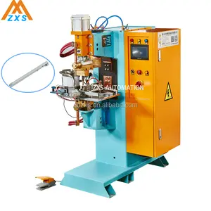 Vertical medium frequency spot stainless steel metal semi automatic welding machine for hidden slide