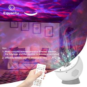 Equantu Étoilé Projection Lumière Coran Haut-Parleur Chambre Atmosphère Veilleuse Galaxie Projecteur coran lecteur - Product Image 6