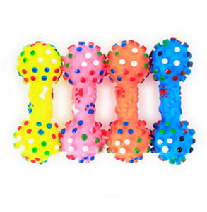 Reusable Dog Toothbrush Stick Doggie Chew <b>Toy</b> Dental Bone Rubber Molar Stick Shiny-<b>GoGo</b> Squeaky Bone Shape <b>Toy</b> for Dogs - Product Image 3