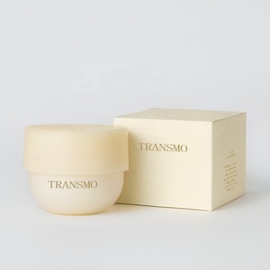 Pots en plastique écologiques de 280 g avec couvercles pour crème cosmétique, crème pour le visage, lotion, soins de la peau, masques faciaux, pour marque privée - Product Image 1