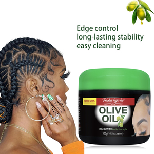 <span class=keywords><strong>Cire</strong></span> Coiffante OEM d'Usine 300G Effet <span class=keywords><strong>Naturel</strong></span> Original à l'Huile d'Olive pour le Contrôle des Bords - Product Image 4
