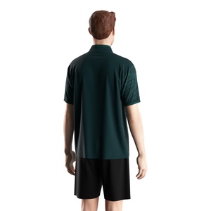 Green Soccer Jersey Featuring Lightweight Quick-Dry Fabric and Breathable <b>Athletic</b> Fit for Professional Training - Product Image 3
