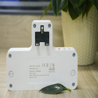 Prise murale électrique sans fil à 3 ports USB et 2 prises de sortie, prise UK, courant nominal 13A, ignifuge PC IP41, vente chaude directe usine
