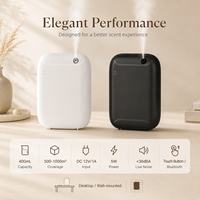 Diffuseur d'arômes intelligent 2026 sans eau 400 ml avec écran LCD sans fil, autoportant ou mural, pour la maison