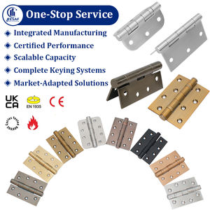 耐久性のある 304/201 ステンレス鋼のバットドアヒンジ 180 度 6 穴高耐荷重簡単な取り付けドアヒンジ - Product Image 1