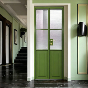 Grandes portes d'entrée battantes en aluminium sur mesure, de luxe, à rupture de pont thermique, double vitrage, insonorisées et sécurisées - Product Image 2