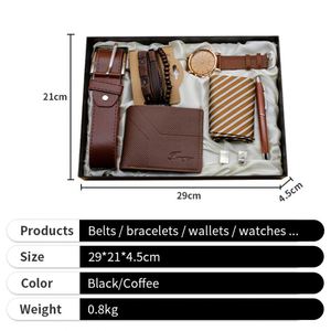 Promotion Business 7-Piece Custom Logo Silk Screen Printed Bracelet Gift <b>Box</b> for Men-Birthday Gift Set - Product Image 2
