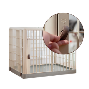 Vente en gros de haute qualité Grand espace libre Cage en métal pour animaux de compagnie Cages pour animaux de compagnie Chenils Cage pour chien d'intérieur - Product Image 1